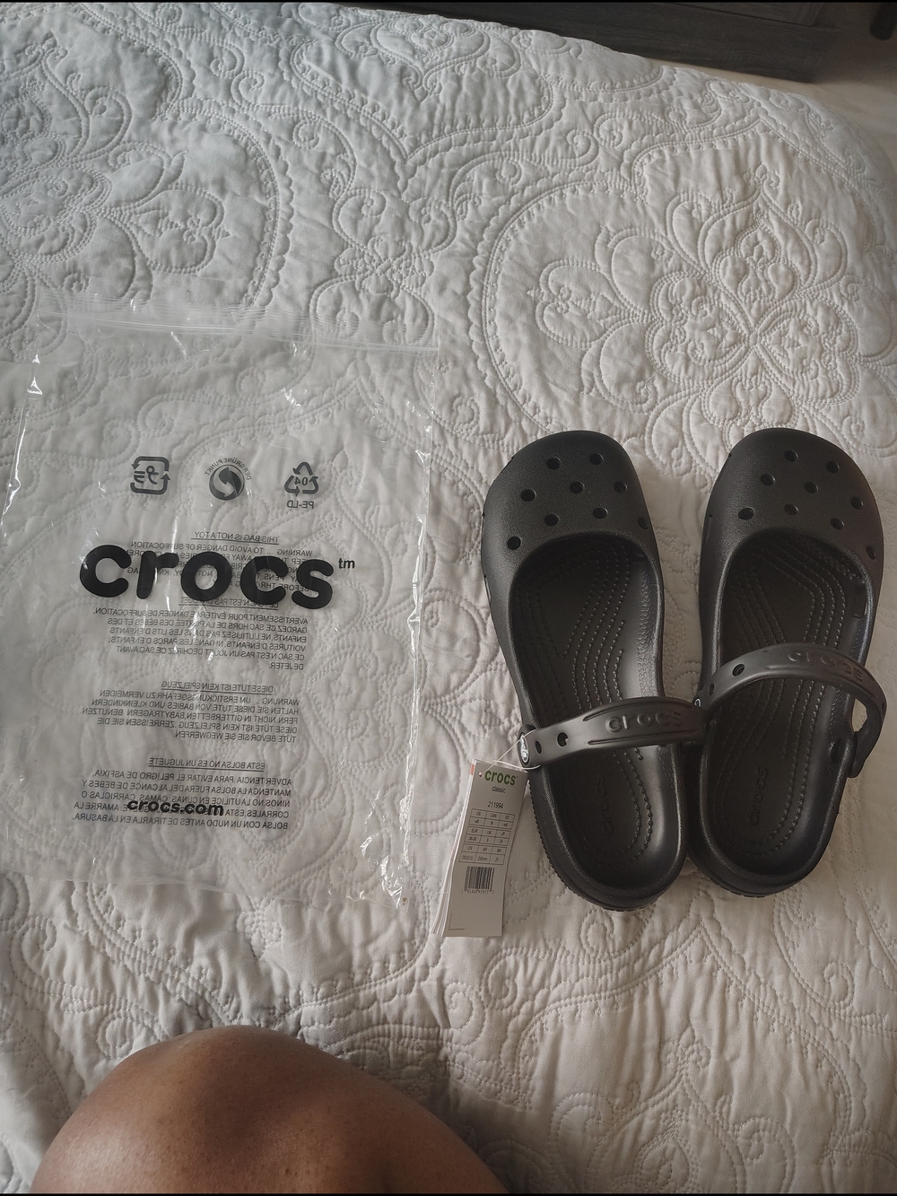 CROCS Classic Clog Sandals in Black - Picture 2 of 5